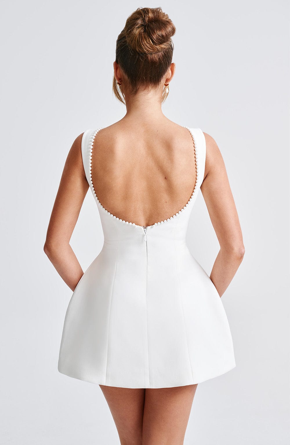 Kel | Women's Backless Bow-Accent Mini Dress