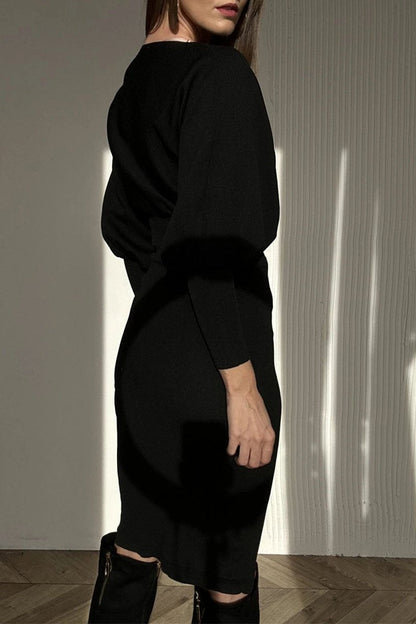 Celeste | Tailored Dramatic Balloon-Sleeve Dress