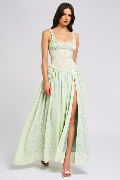 Louisa | Women's Floral Ruched Bust Maxi Dress