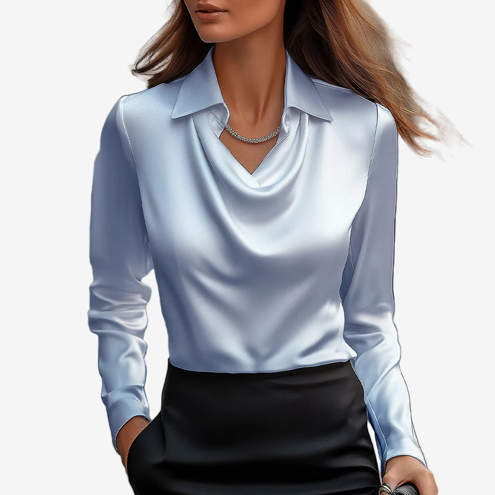 Elira™ Cowl Neck Blouse