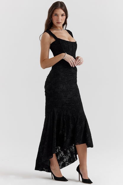 Elsie | Women's Lace Sculpting Maxi Dress
