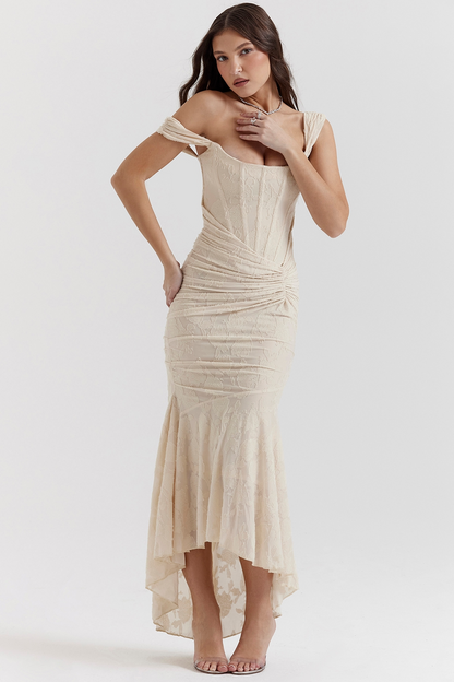 Elsie | Women's Lace Sculpting Maxi Dress