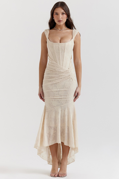 Elsie | Women's Lace Sculpting Maxi Dress