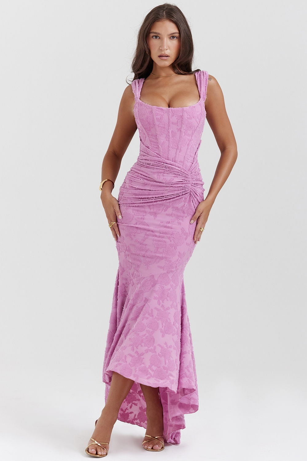 Elsie | Women's Lace Sculpting Maxi Dress