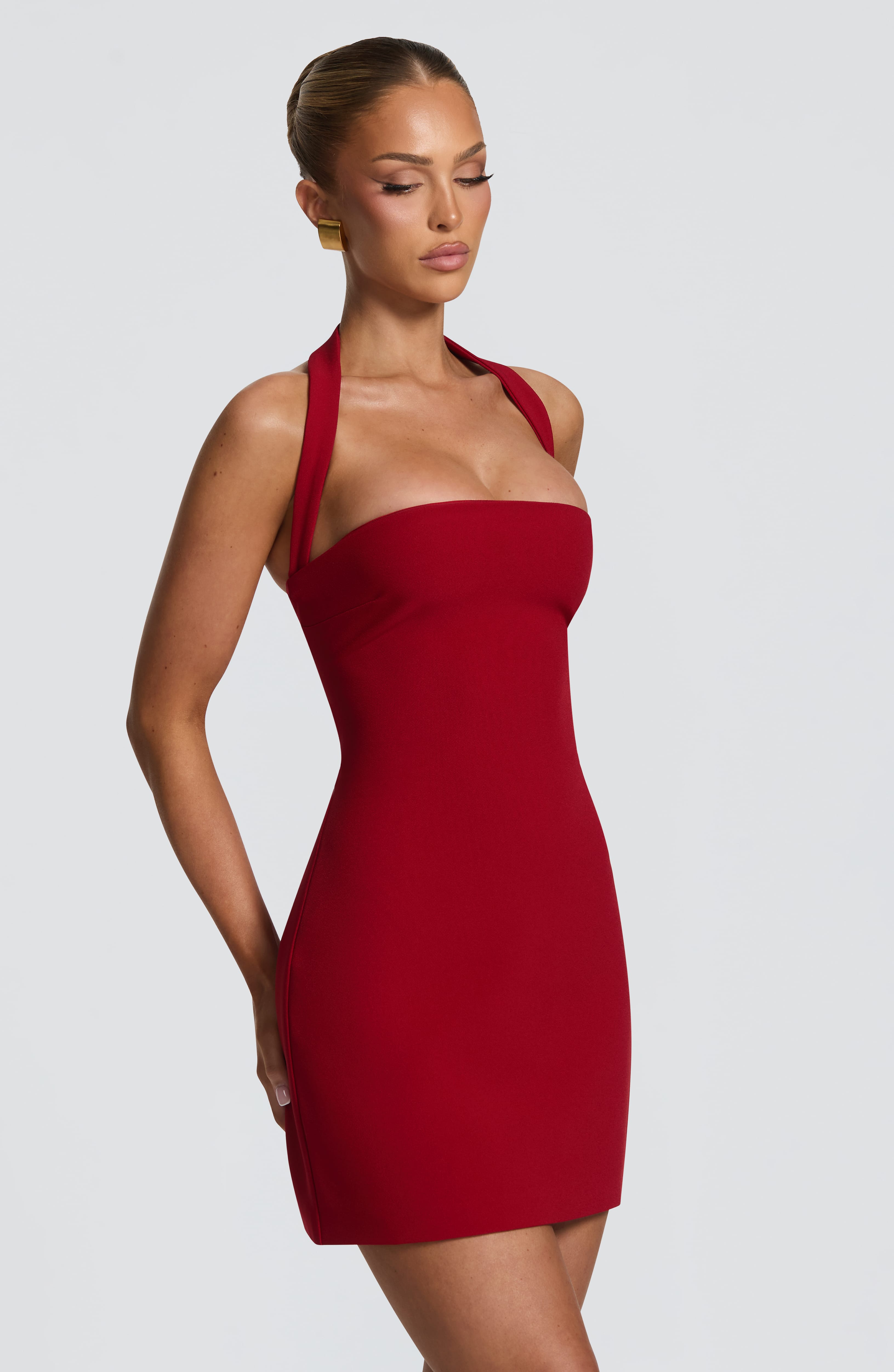 Tamsin | Strapless Mini Dress Sculpted Bodycon