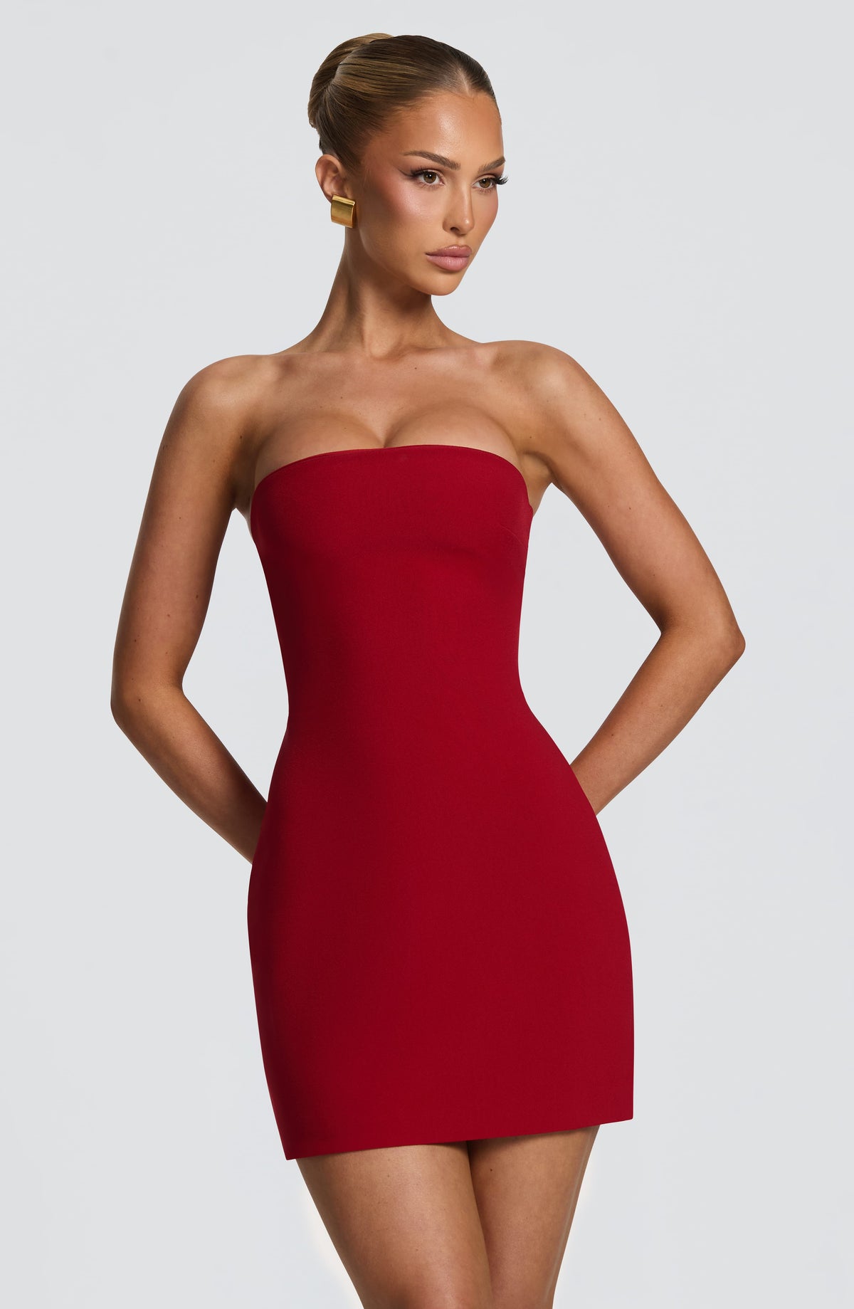 Tamsin | Strapless Mini Dress Sculpted Bodycon