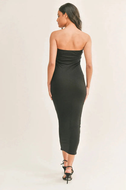 Laquisha | Strapless Lightweight Soft Tube Maxi Dress