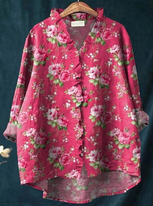 Rosalyn | Vintage Rose Blouse